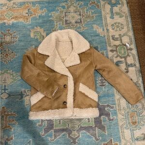 SUNCOO Paris suede fur coat